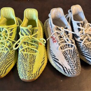 Yeezy Sneakers - Yellow and Black, White and Black